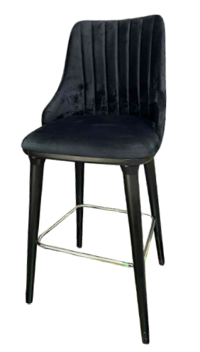 Modern Kumaş Kaplama Bar Sandalyesi